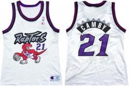 Marcus Camby Toronto Raptors Home Champion NBA Jersey (1996-1997)