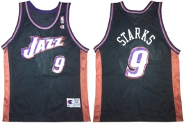 John Starks Utah Jazz Black