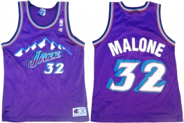 Karl Malone Utah Jazz Purple Small Mountain