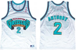 Greg Anthony Vancouver Grizzlies White